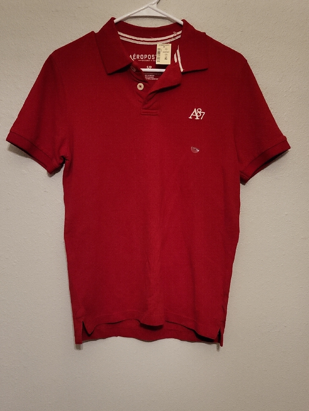 Aeropostale Men’s Red A87 Polo Shirt